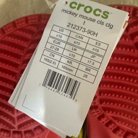 Crocs Mickey Mouse Clogs - Picture 10 of 11